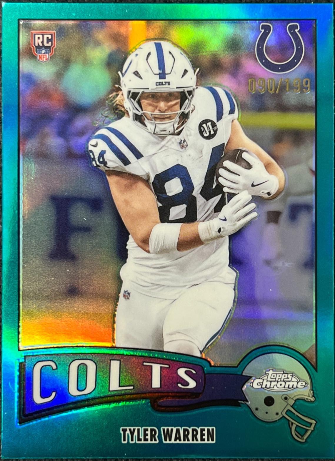 Tyler Warren [Aqua Refractor] #1975-15