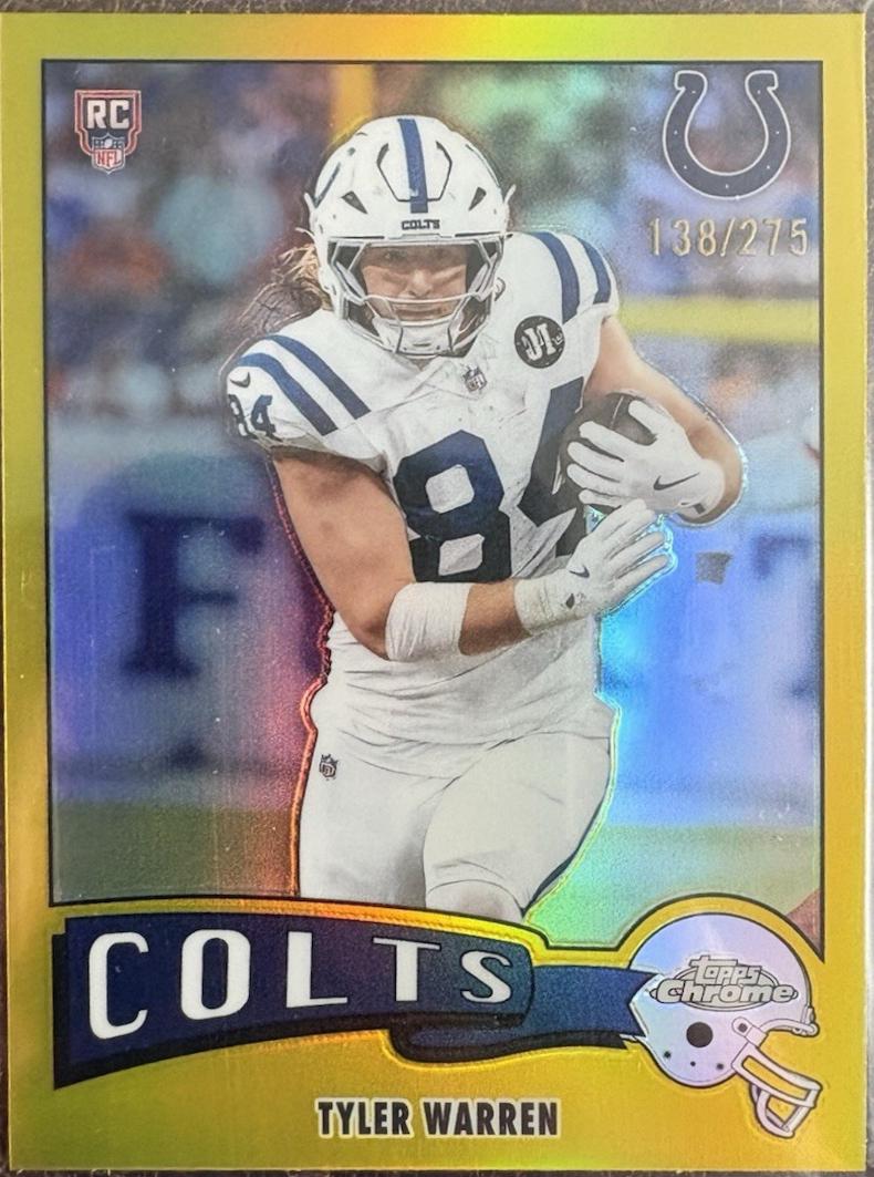 Tyler Warren [Yellow Refractor] #1975-15