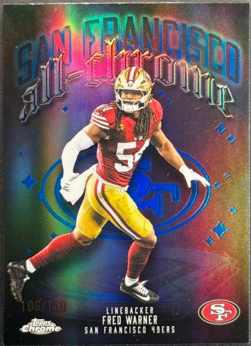 Fred Warner [Blue Refractor] #ACT-20