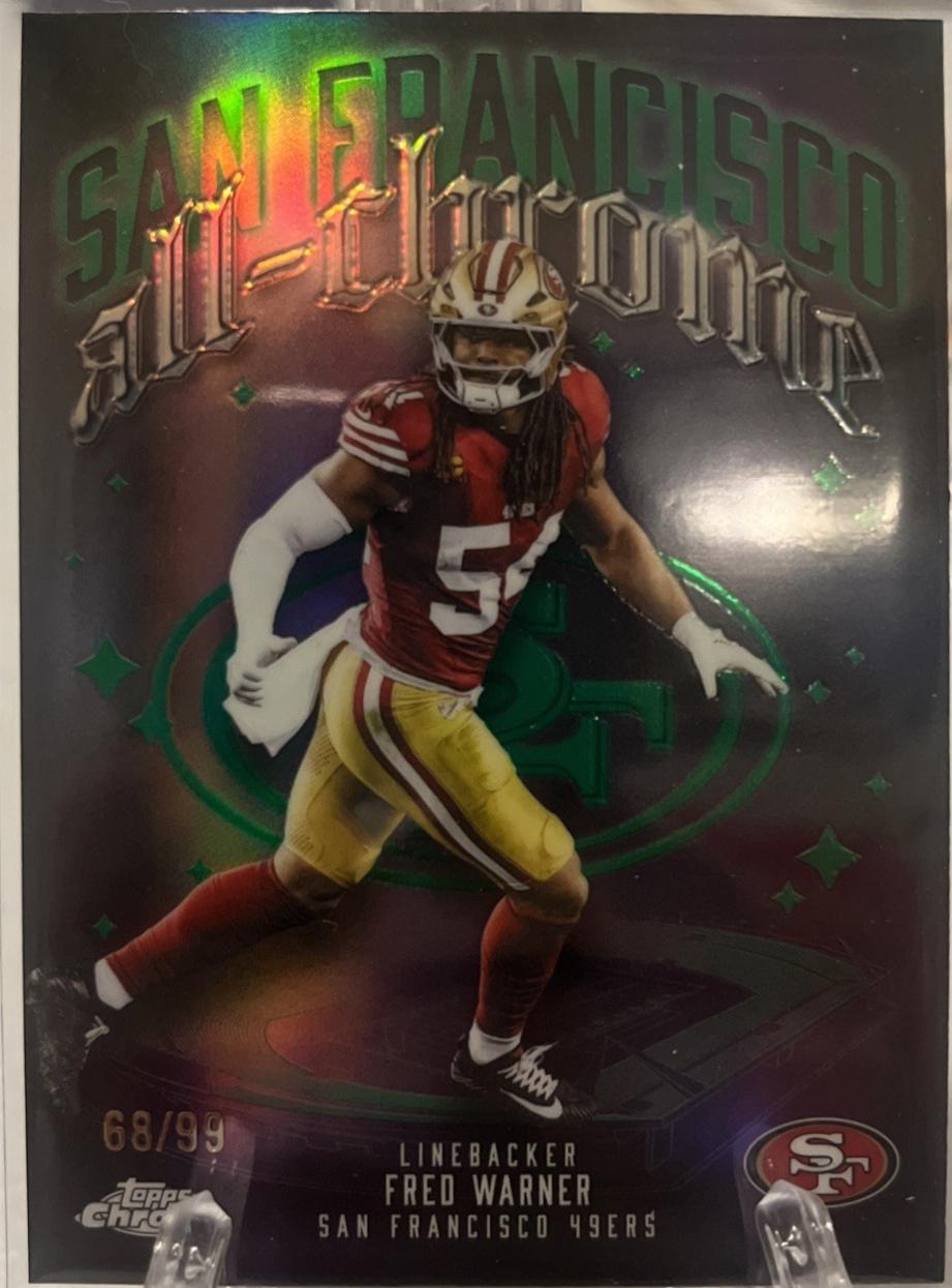 Fred Warner [Green Refractor] #ACT-20