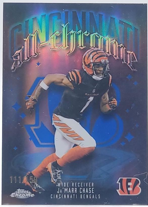 Ja'Marr Chase [Blue Refractor] #ACT-5