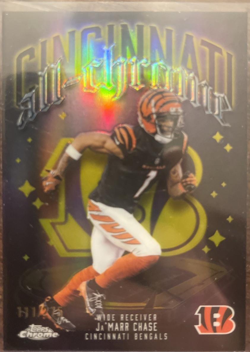 Ja'Marr Chase [Yellow Refractor] #ACT-5