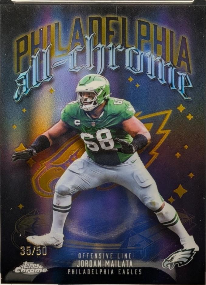 Jordan Mailata [Gold Refractor] #ACT-12