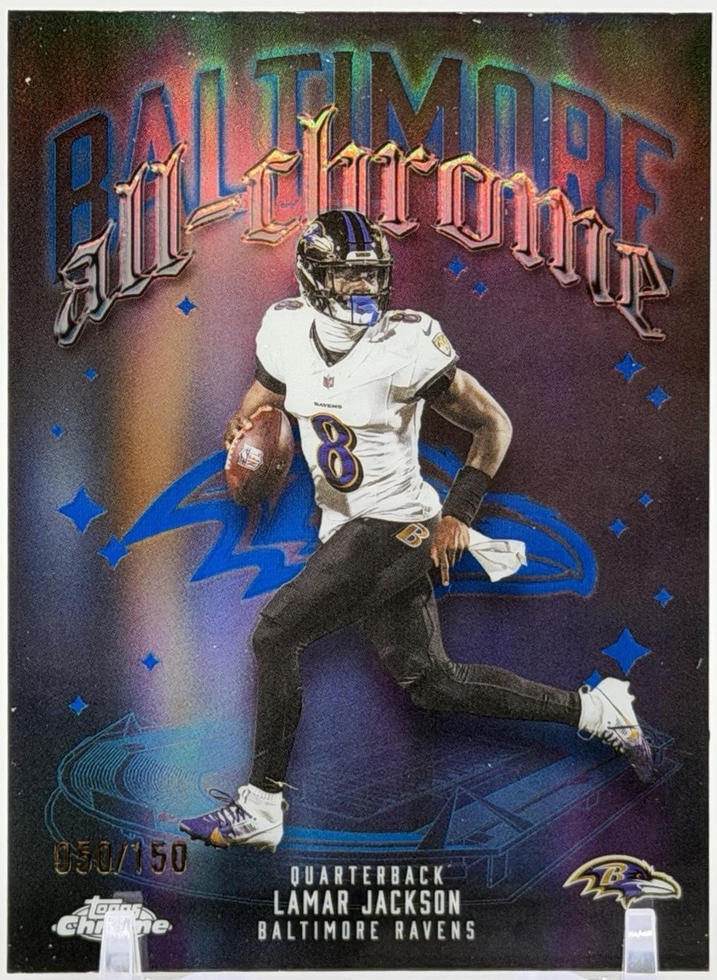 Lamar Jackson [Blue Refractor] #ACT-1