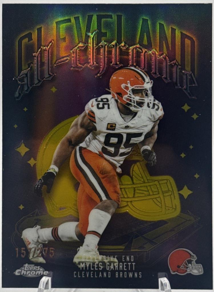 Myles Garrett [Yellow Refractor] #ACT-15