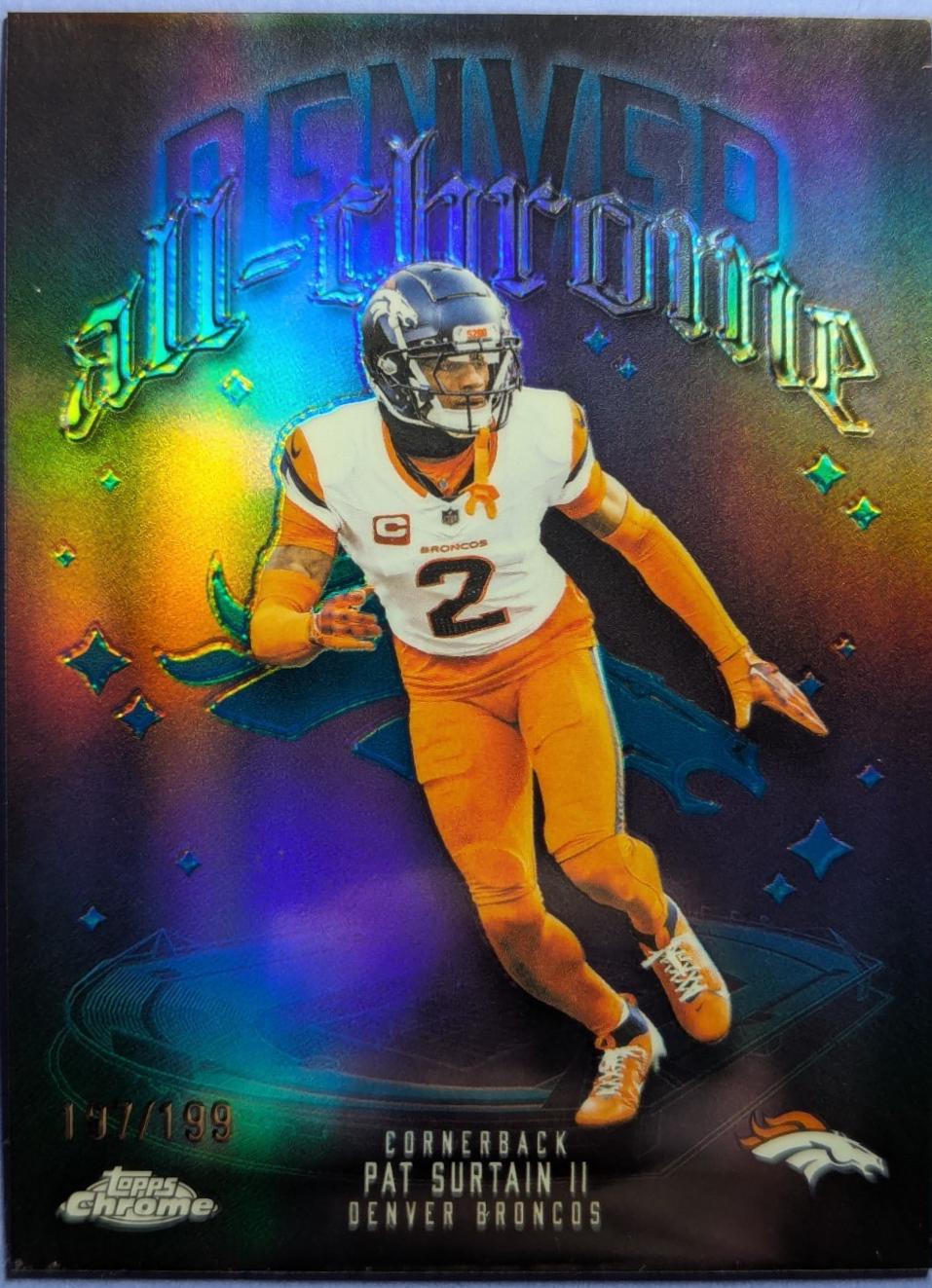 Pat Surtain II [Aqua Refractor] #ACT-18