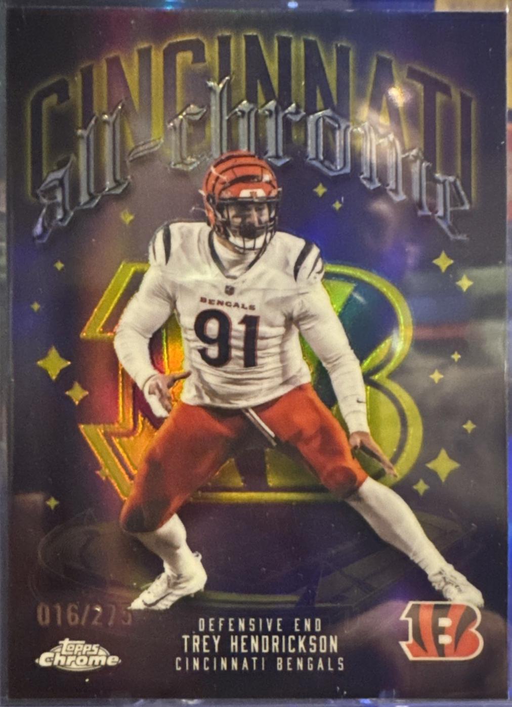 Trey Hendrickson [Yellow Refractor] #ACT-16