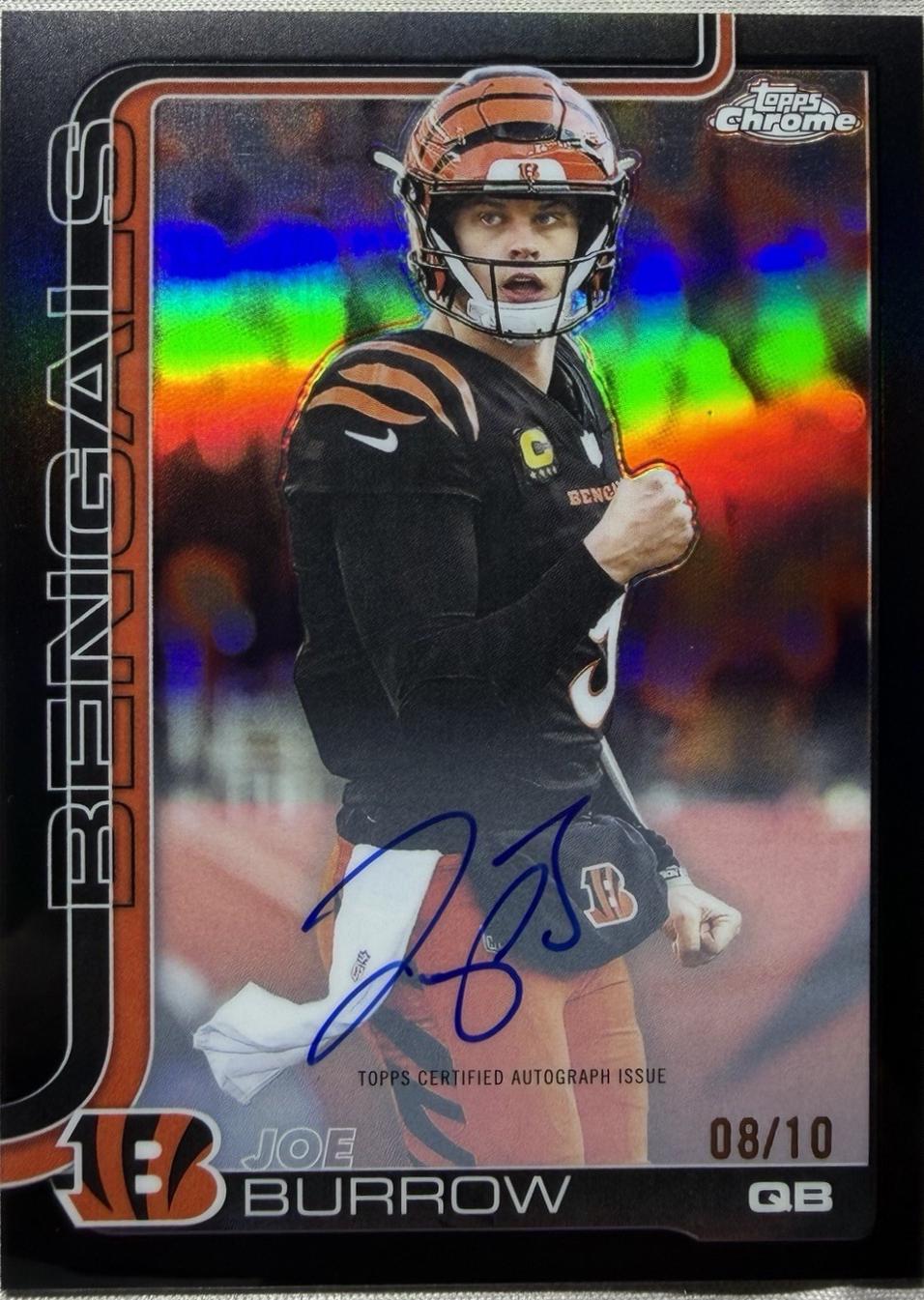 Joe Burrow [Black Refractor] #BA-JB