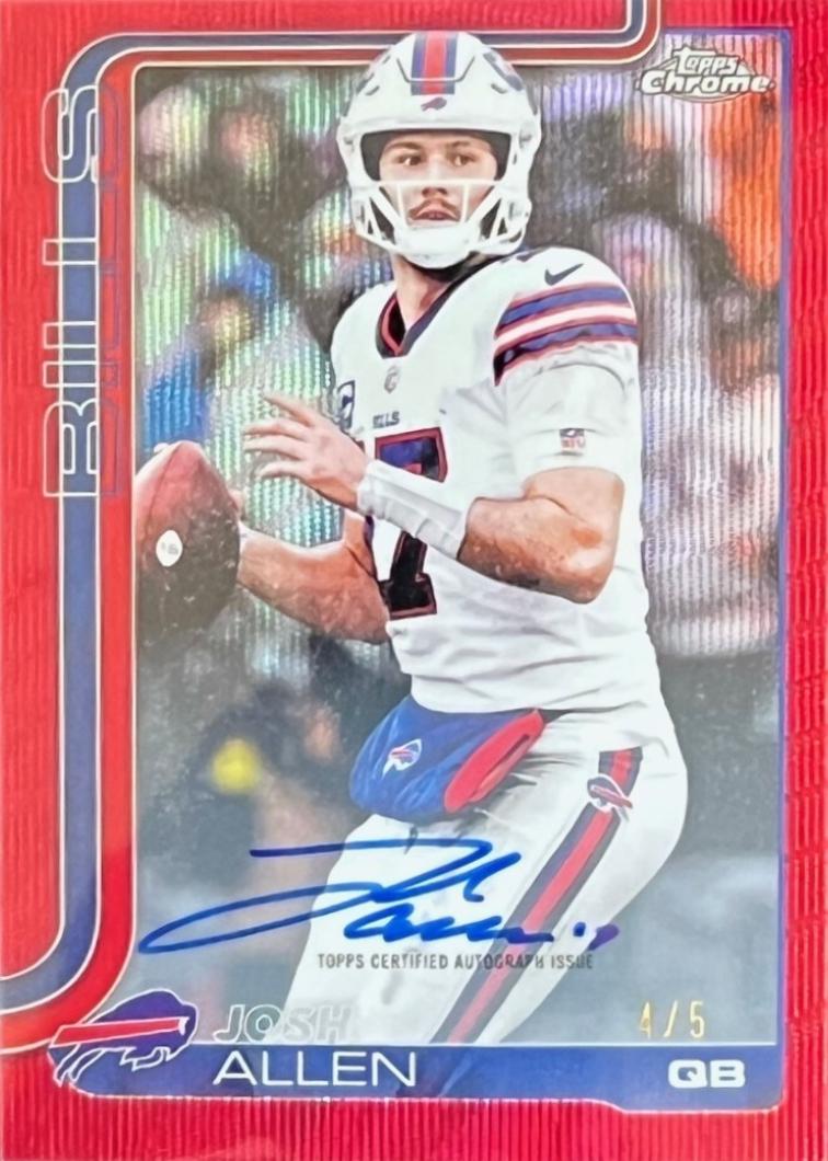 Josh Allen [Red Wave Refractor] #BA-JAL