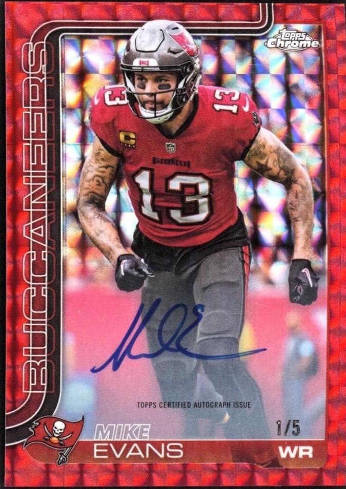 Mike Evans [Red Geometric Refractor] #BA-ME