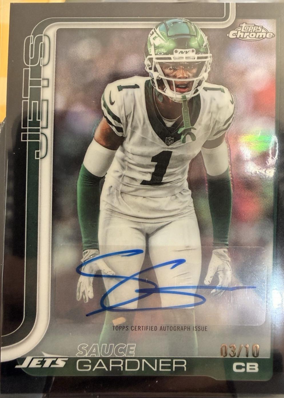 Sauce Gardner [Black Refractor] #BA-SG