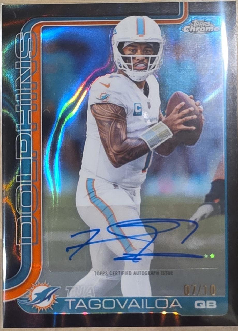 Tua Tagovailoa [Black Refractor] #BA-TTA