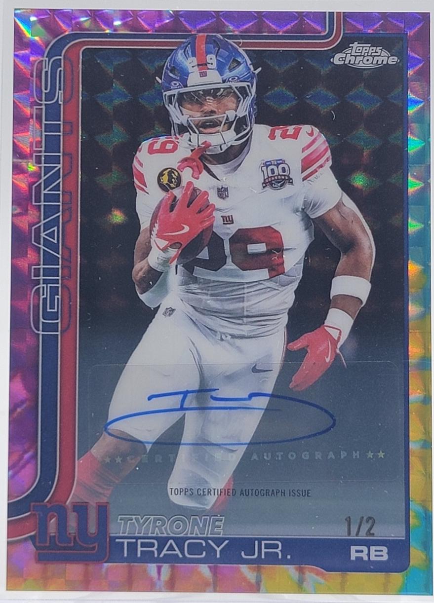 Tyrone Tracy Jr. [Tie Dye Geometric Refractor] #BA-TT