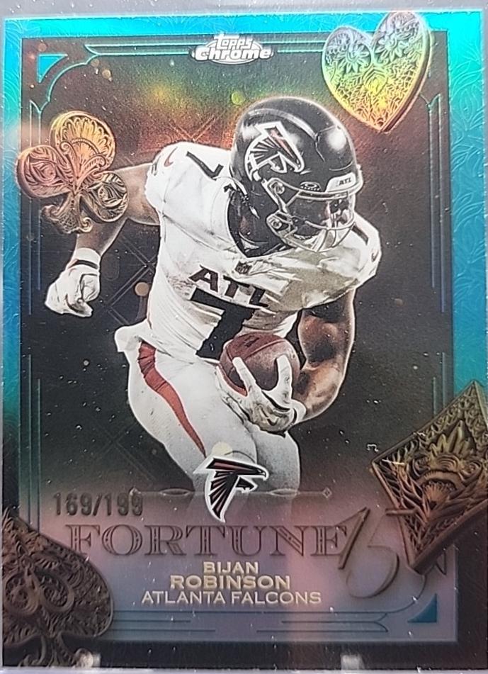 Bijan Robinson [Aqua Refractor] #F15-14