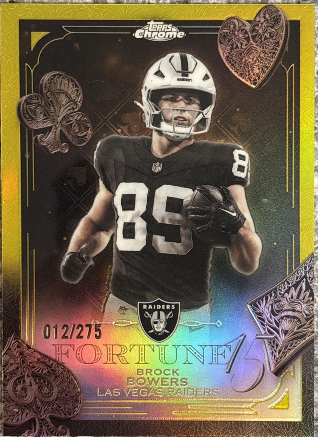 Brock Bowers [Gold Refractor] #F15-8