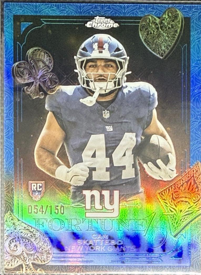 Cam Skattebo [Blue Refractor] #F15-27