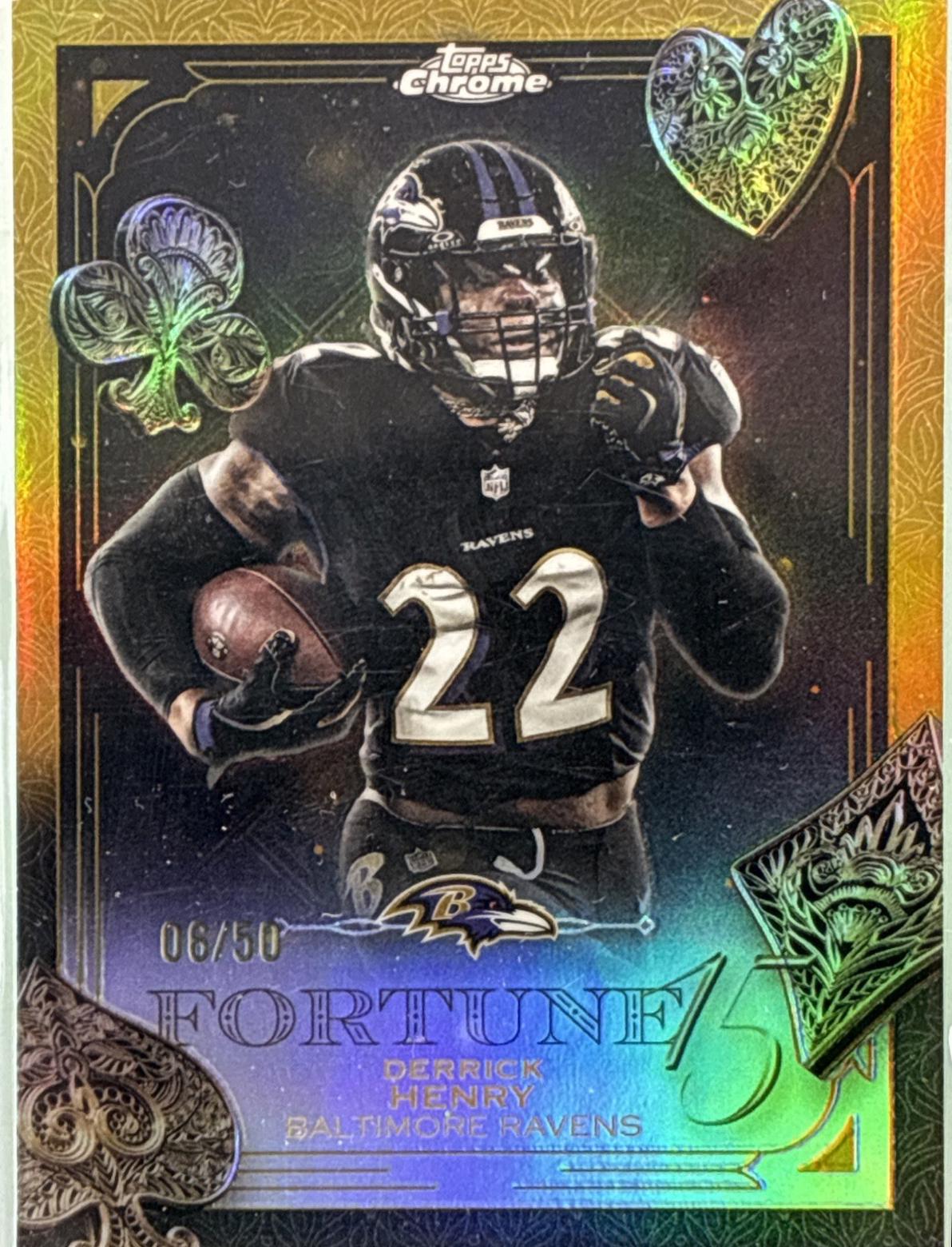 Derrick Henry [Gold Refractor] #F15-10