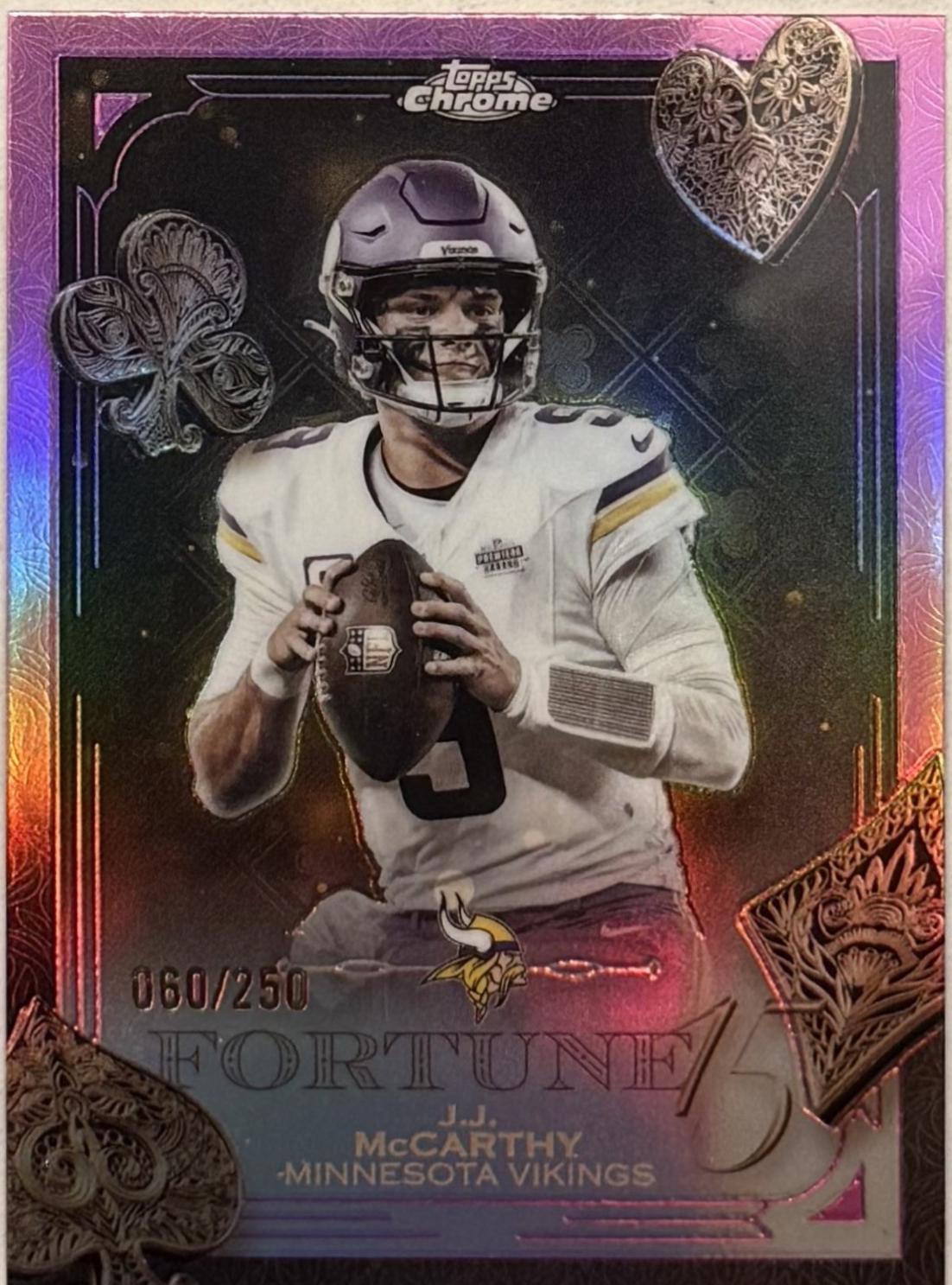J.J. McCarthy [Pink Refractor] #F15-18