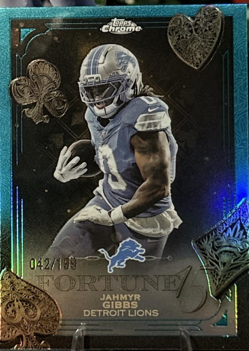 Jahmyr Gibbs [Aqua Refractor] #F15-12