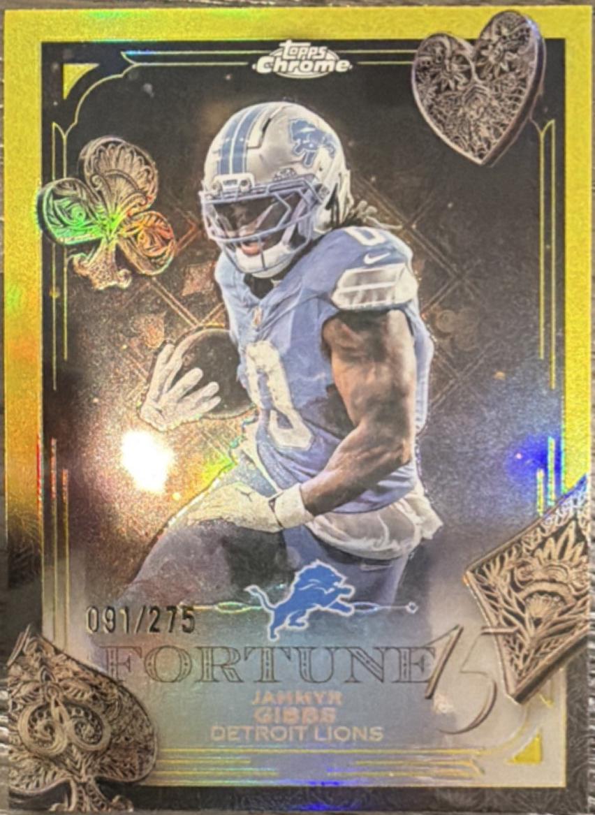 Jahmyr Gibbs [Yellow Refractor] #F15-12