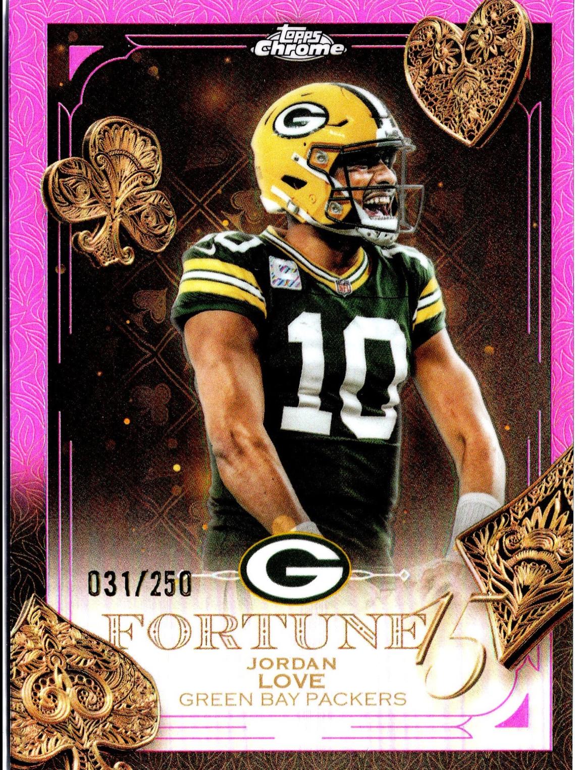 Jordan Love [Pink Refractor] #F15-17
