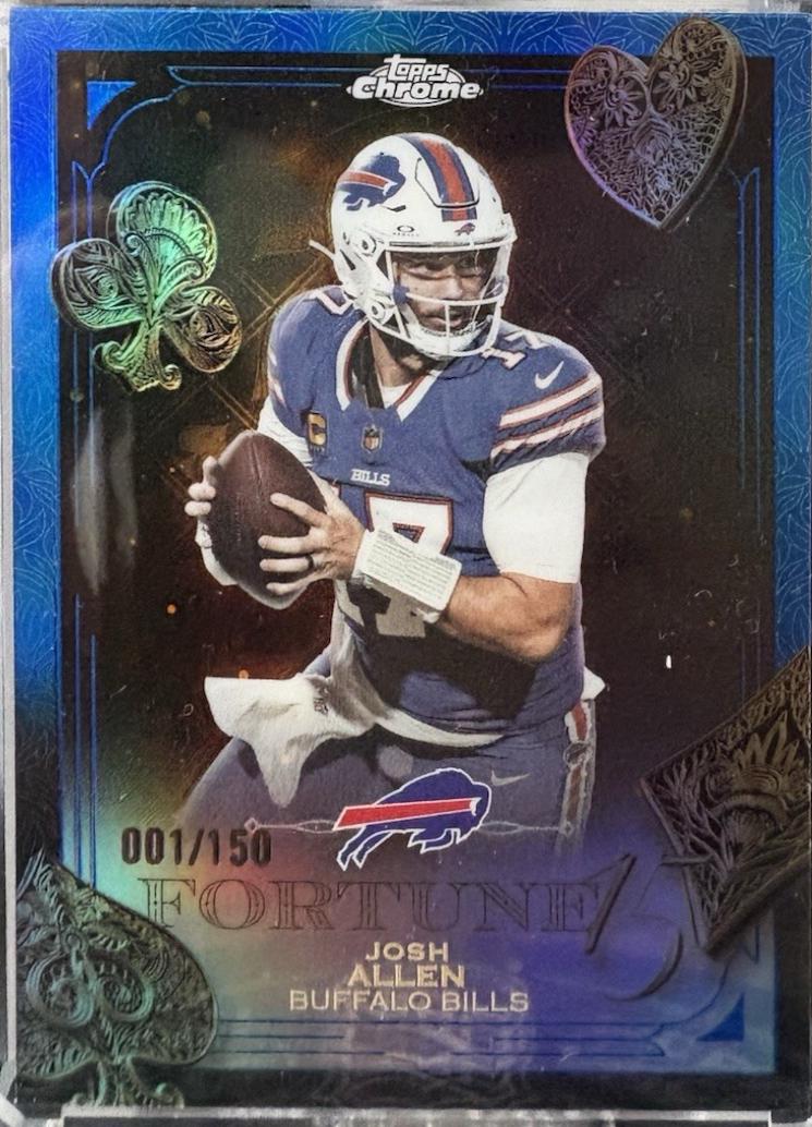 Josh Allen [Blue Refractor] #F15-7
