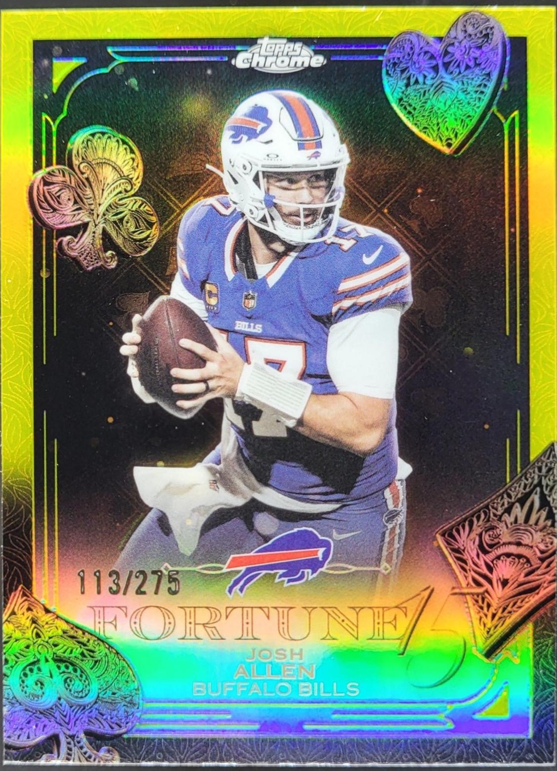 Josh Allen [Yellow Refractor] #F15-7
