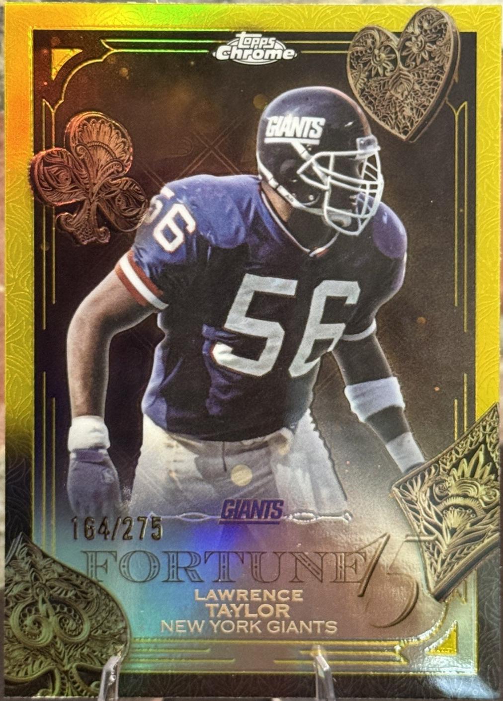 Lawrence Taylor [Gold Refractor] #F15-32