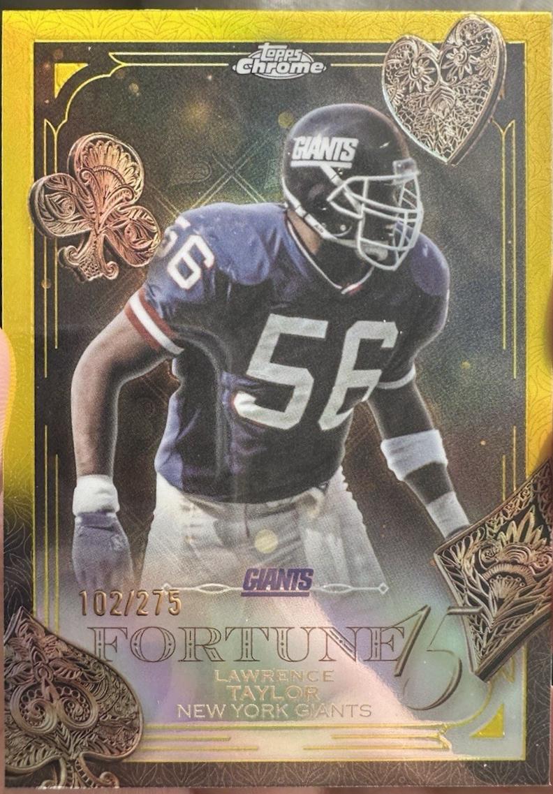 Lawrence Taylor [Yellow Refractor] #F15-32