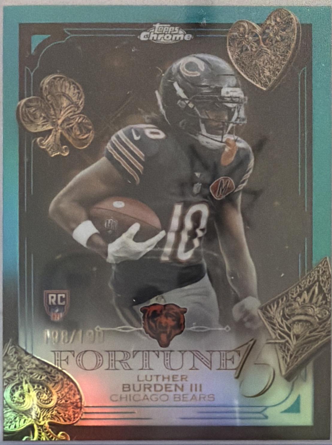Luther Burden III [Aqua Refractor] #F15-28