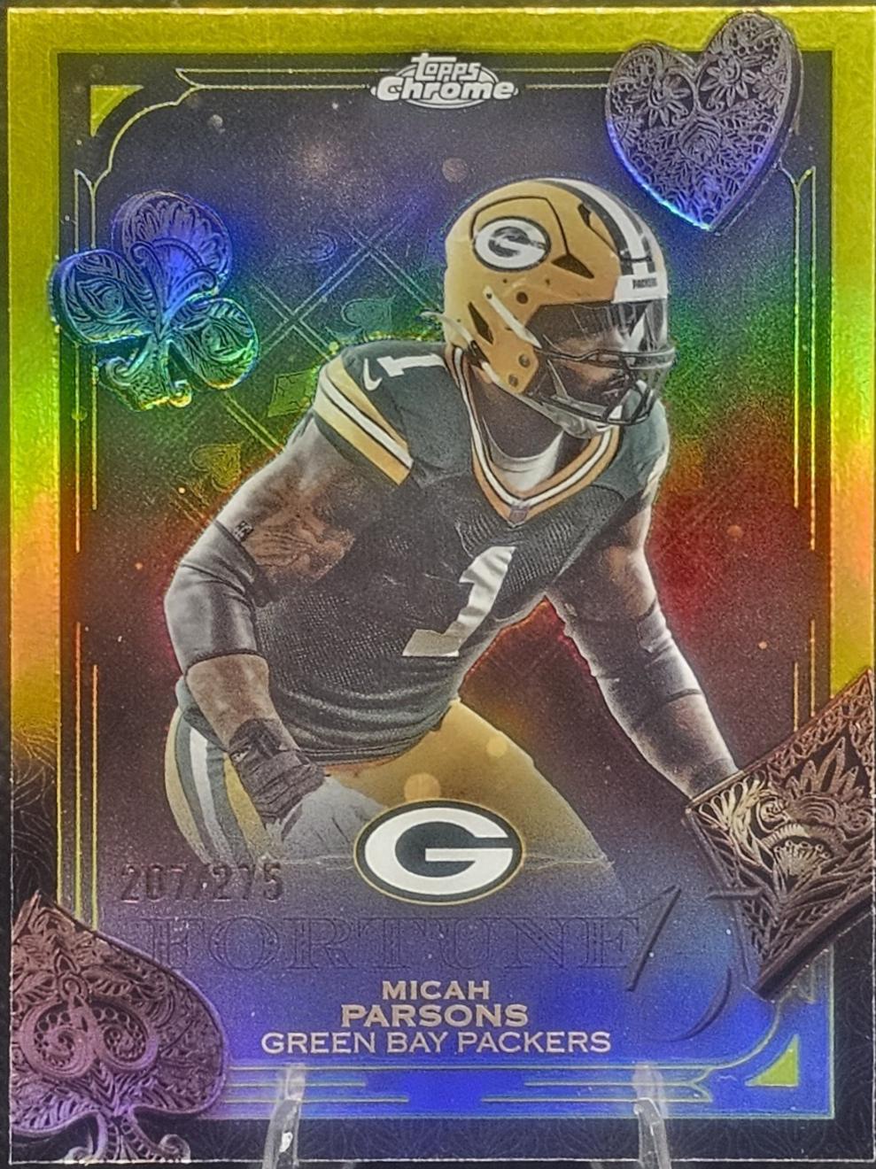 Micah Parsons [Yellow Refractor] #F15-11