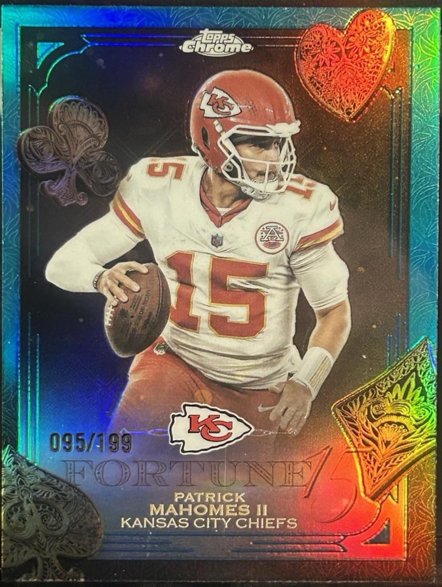 Patrick Mahomes II [Aqua Refractor] #F15-6