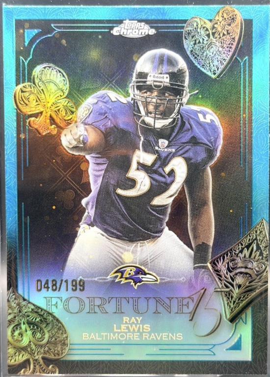 Ray Lewis [Aqua Refractor] #F15-31