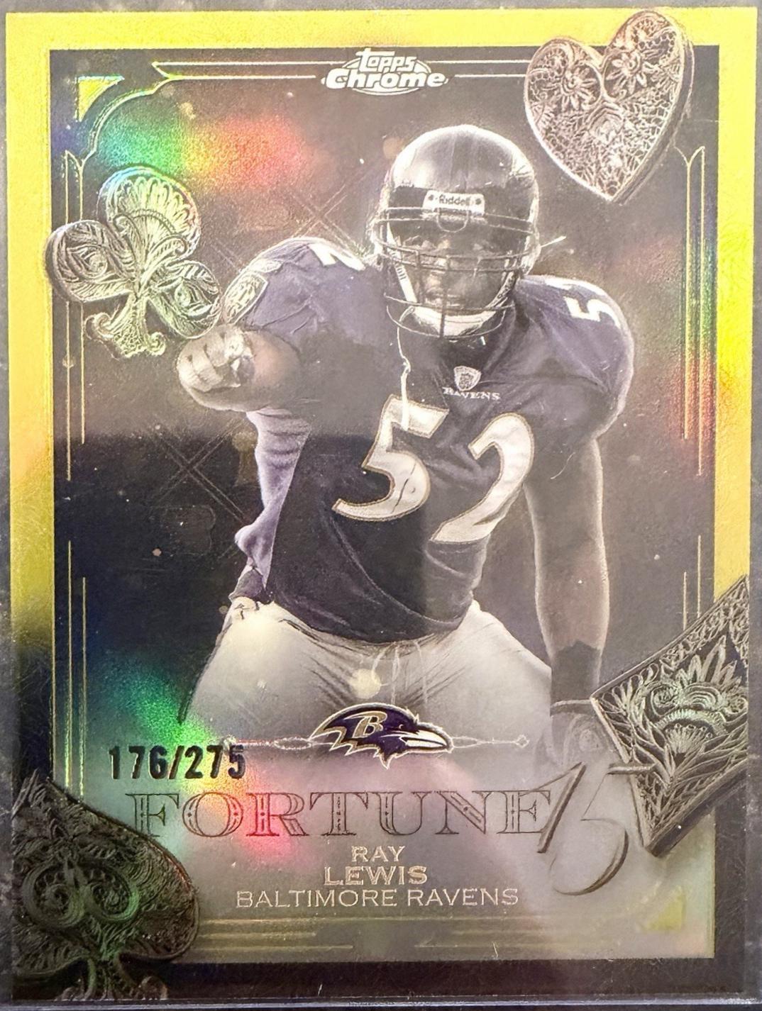 Ray Lewis [Gold Refractor] #F15-31