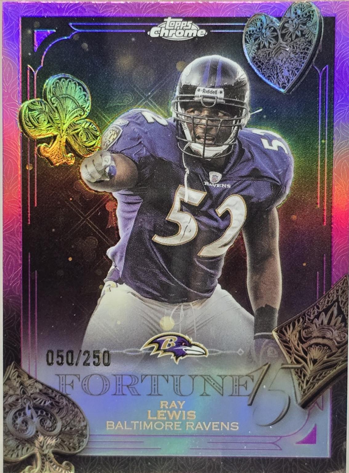 Ray Lewis [Pink Refractor] #F15-31
