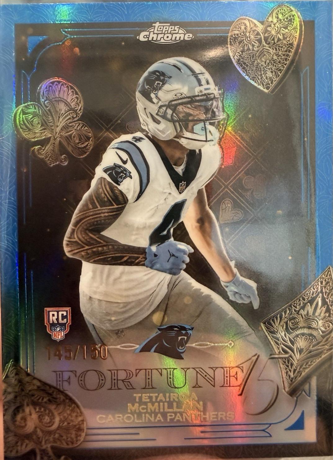 Tetairoa McMillan [Blue Refractor] #F15-19