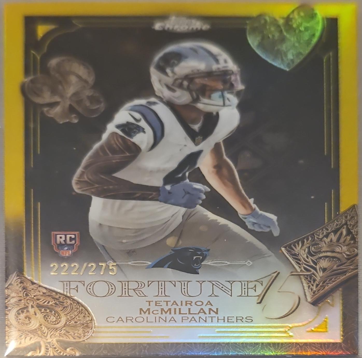 Tetairoa McMillan [Gold Refractor] #F15-19