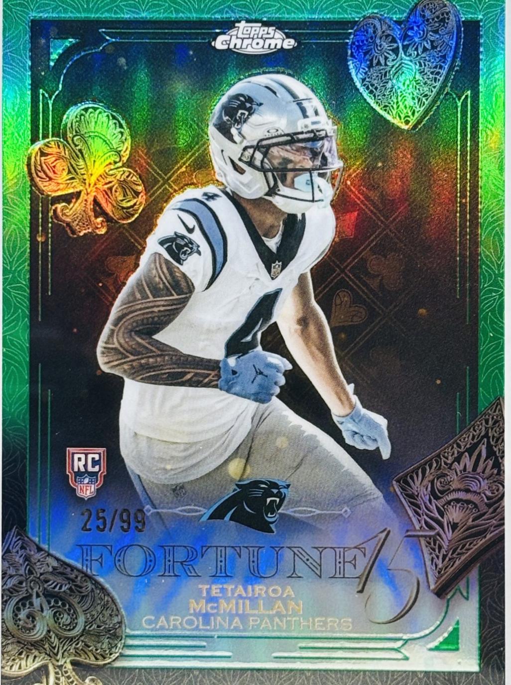 Tetairoa McMillan [Green Refractor] #F15-19