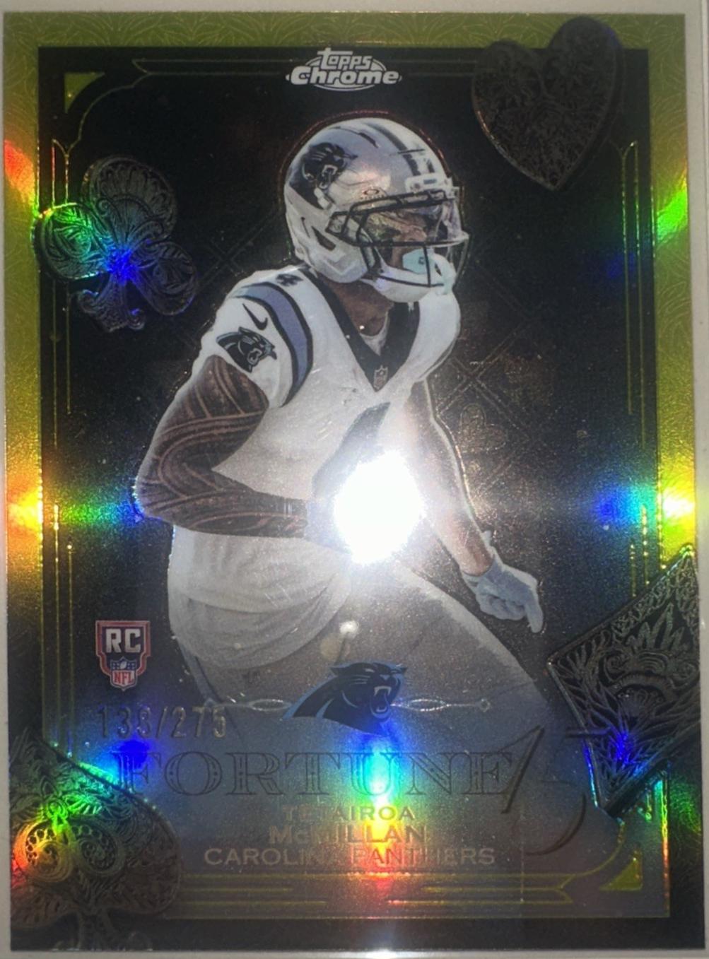 Tetairoa McMillan [Yellow Refractor] #F15-19