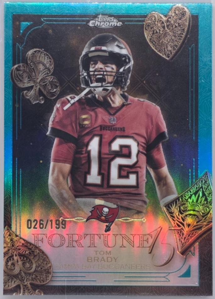 Tom Brady [Aqua Refractor] #F15-35