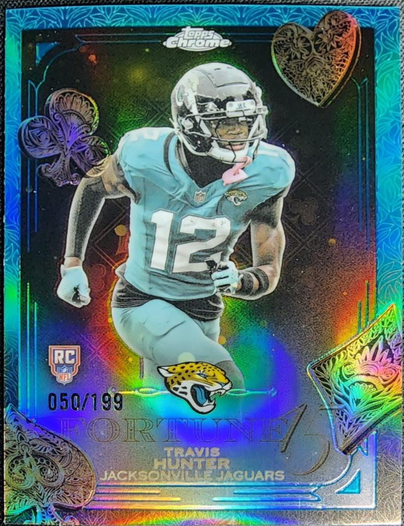 Travis Hunter [Aqua Refractor] #F15-20