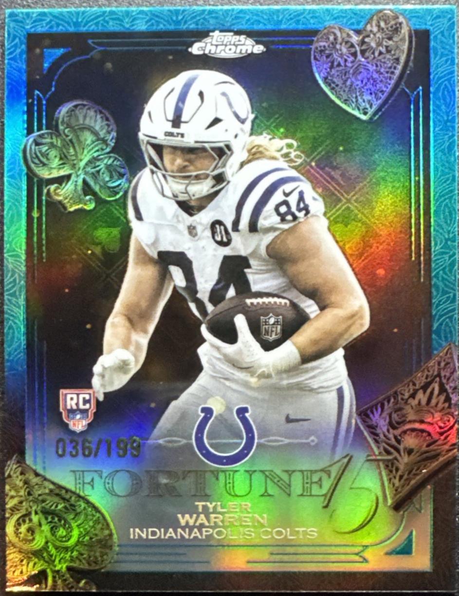 Tyler Warren [Aqua Refractor] #F15-30