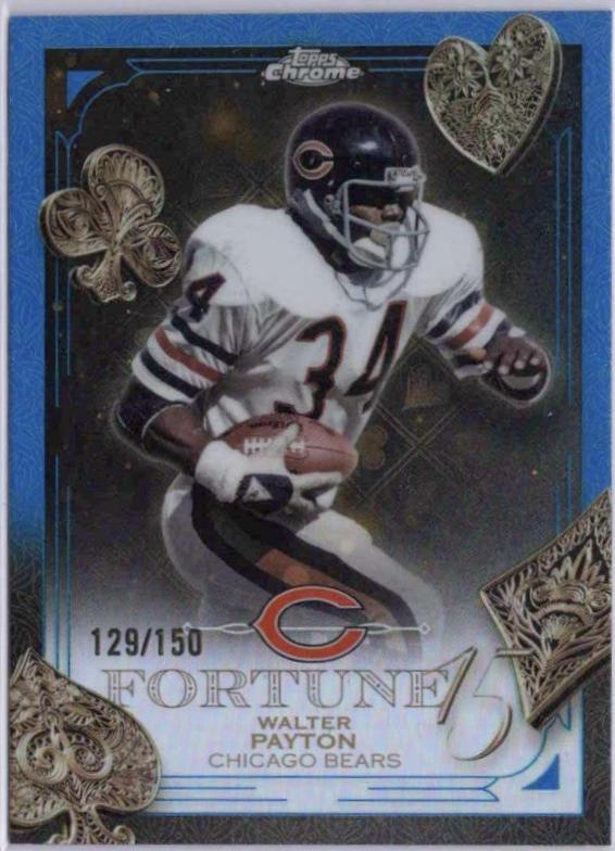 Walter Payton [Blue Refractor] #F15-34