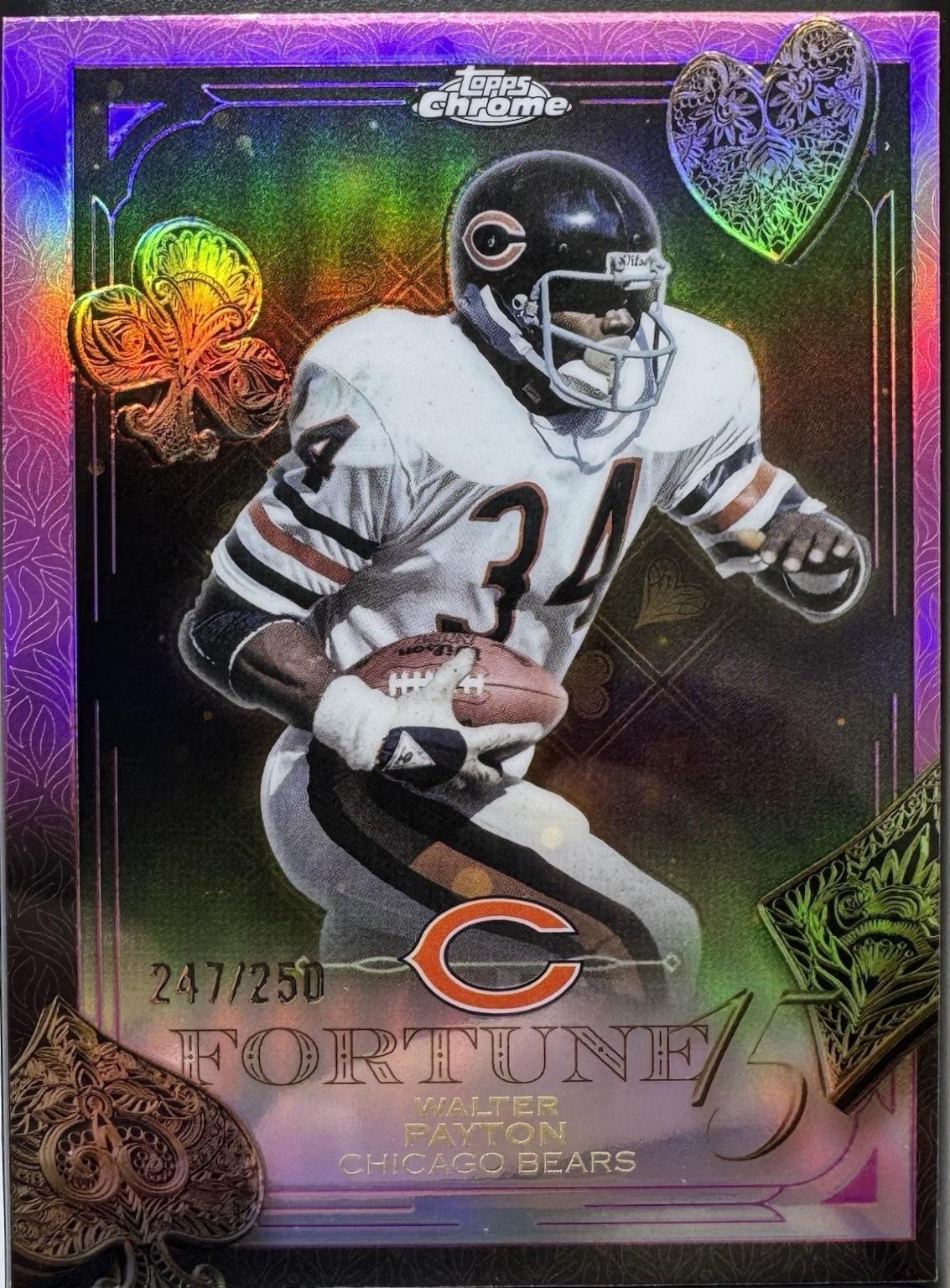 Walter Payton [Pink Refractor] #F15-34