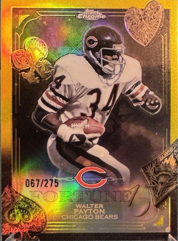 Walter Payton [Yellow Refractor] #F15-34