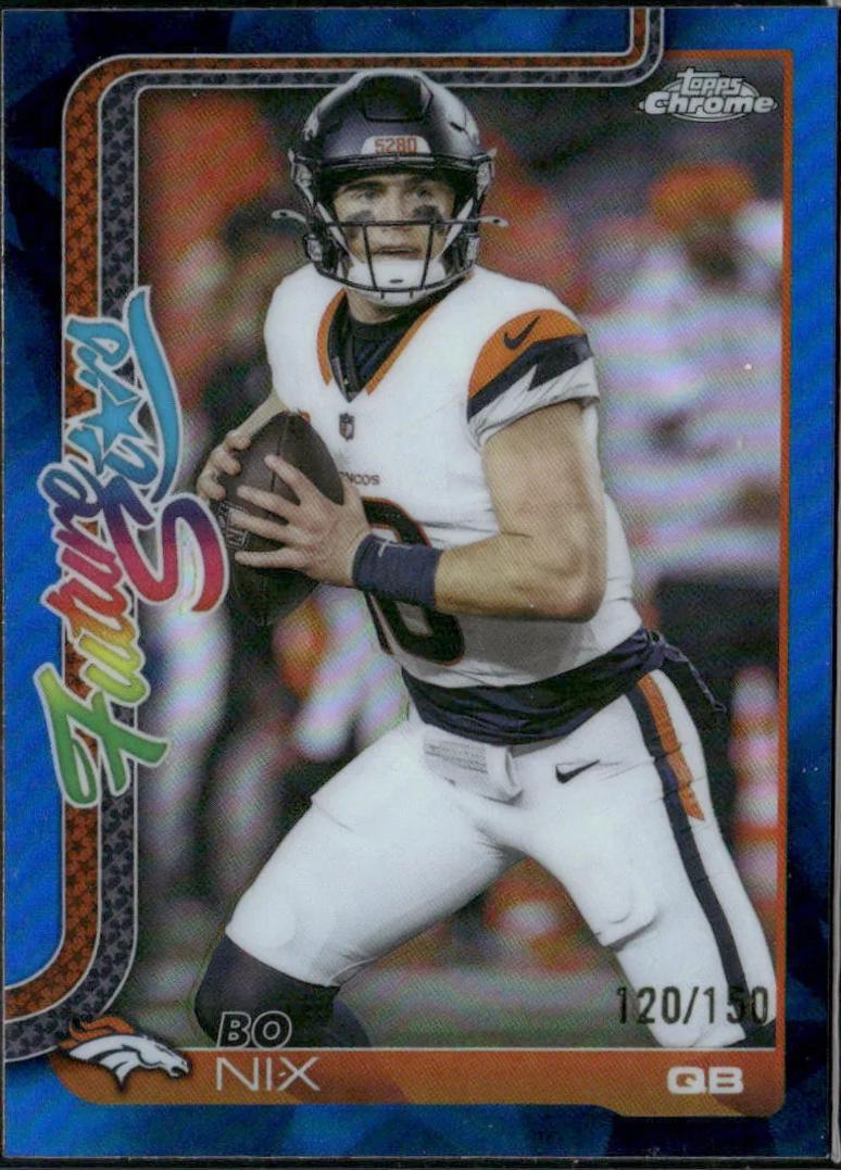 Bo Nix [Blue Refractor] #FS-15