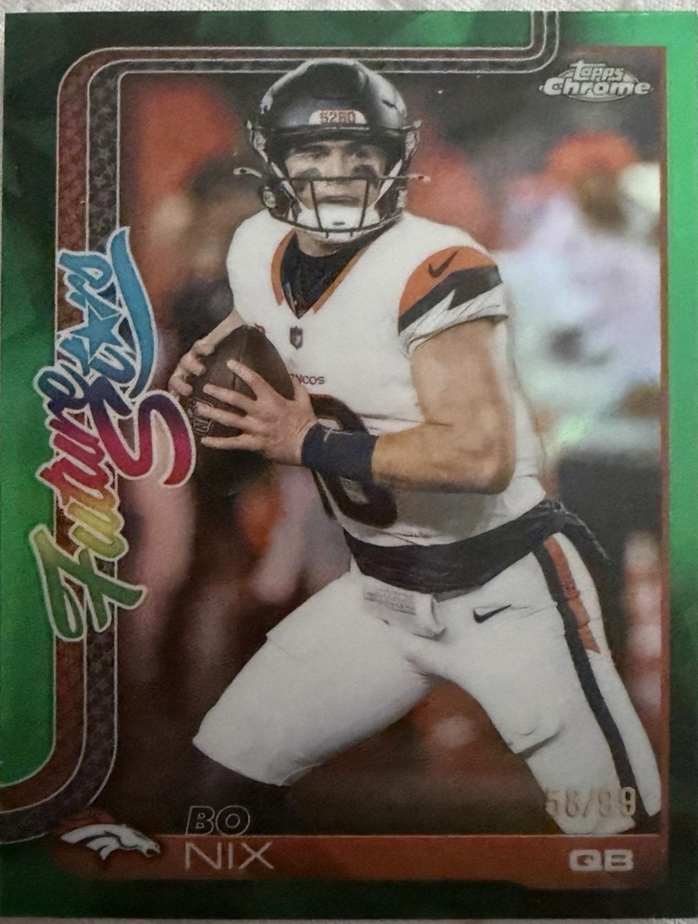 Bo Nix [Green Refractor] #FS-15