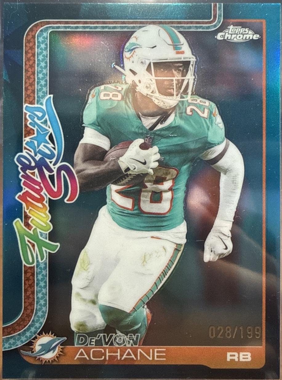 De'Von Achane [Aqua Refractor] #FS-12