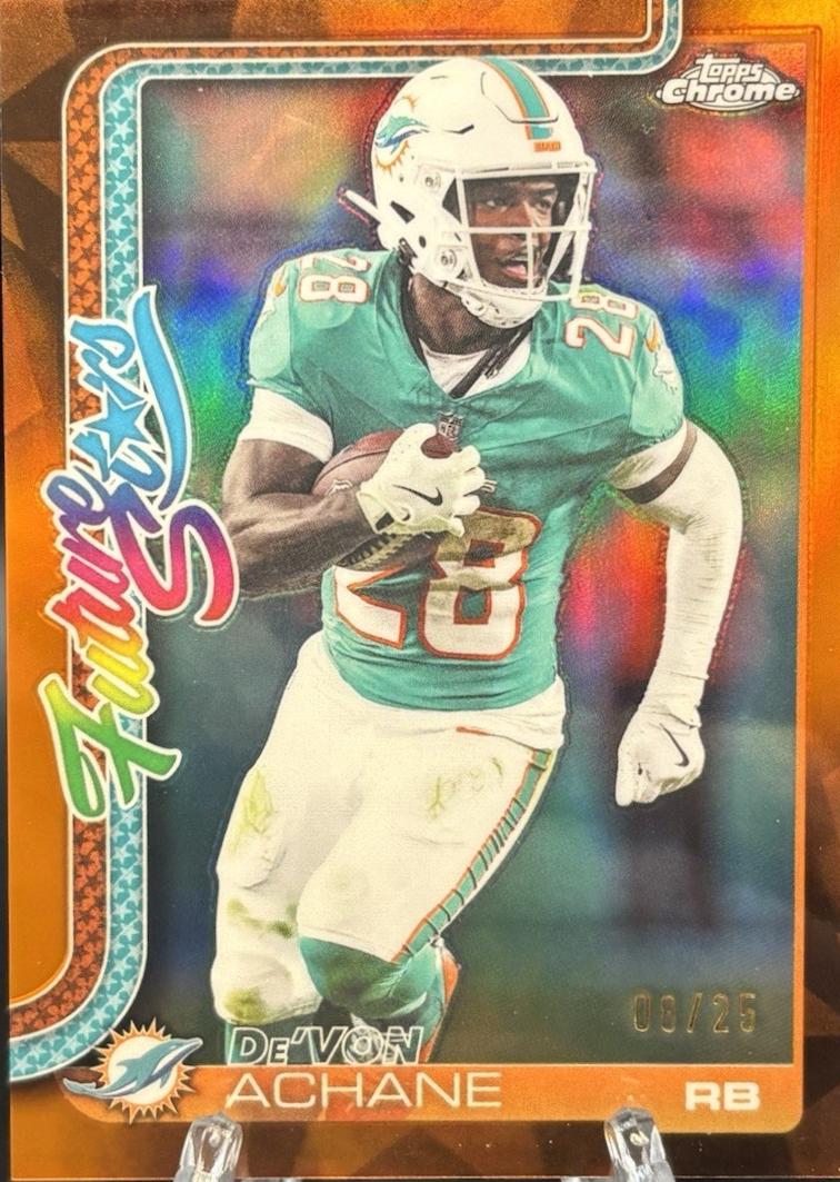 De'Von Achane [Orange Refractor] #FS-12