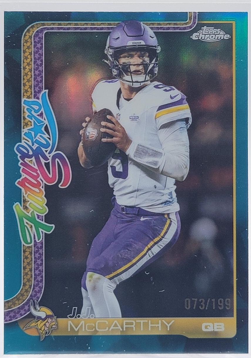 J.J. McCarthy [Aqua Refractor] #FS-18
